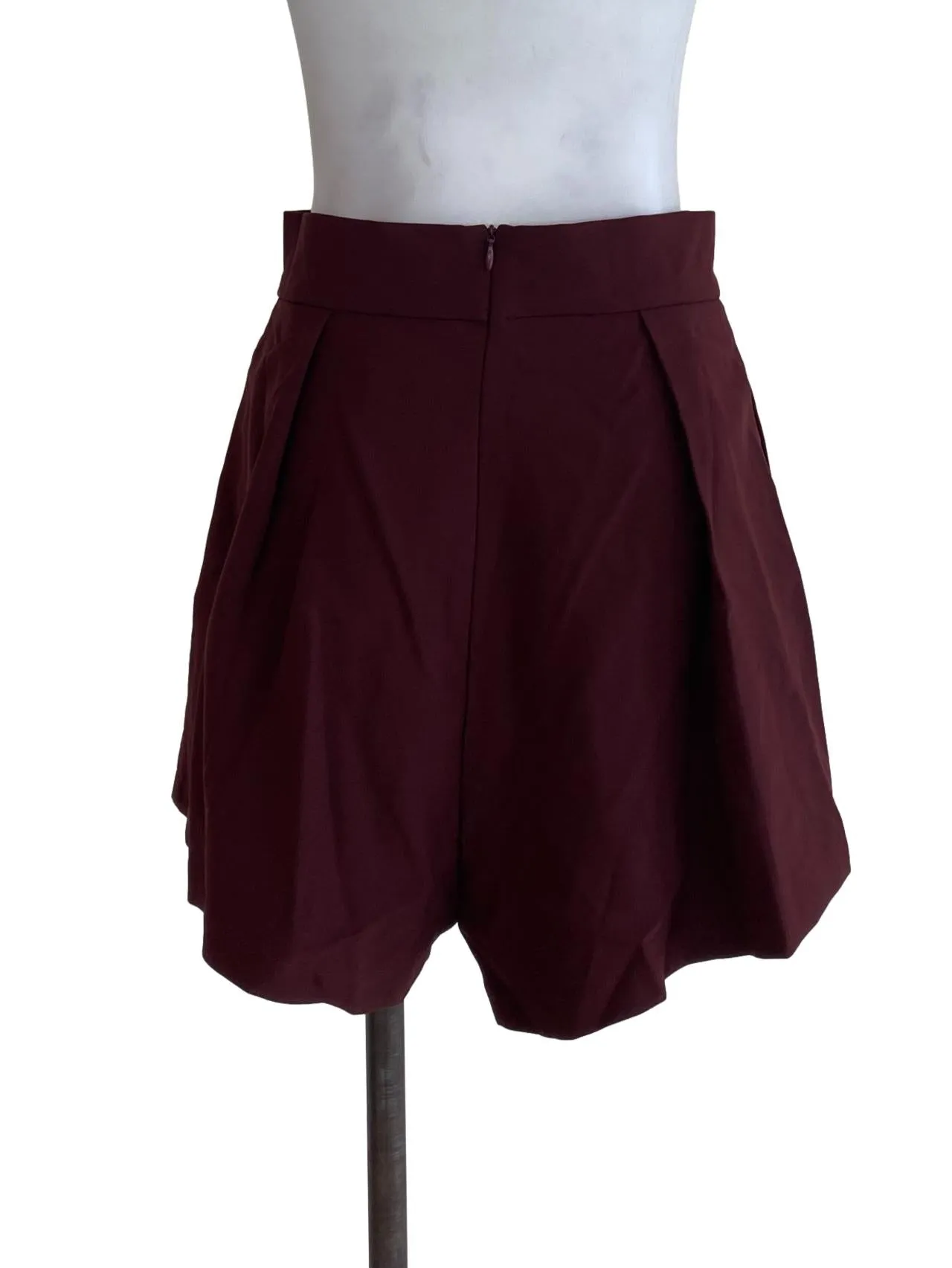 Maroon Plain Shorts