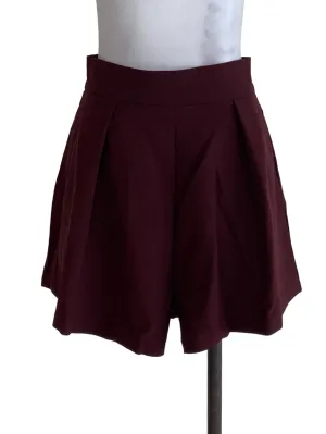 Maroon Plain Shorts