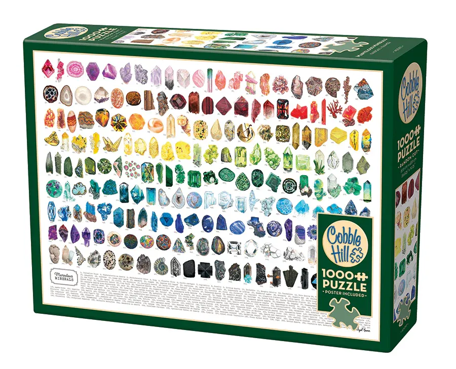 Marvelous Minerals 1000pc Compact Puzzle