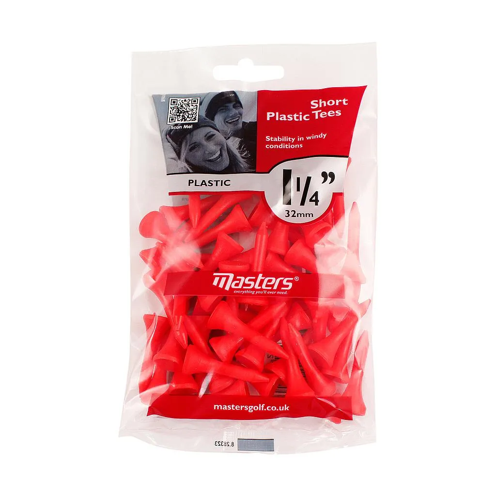 Masters Plastic Tees (Pack of 50)