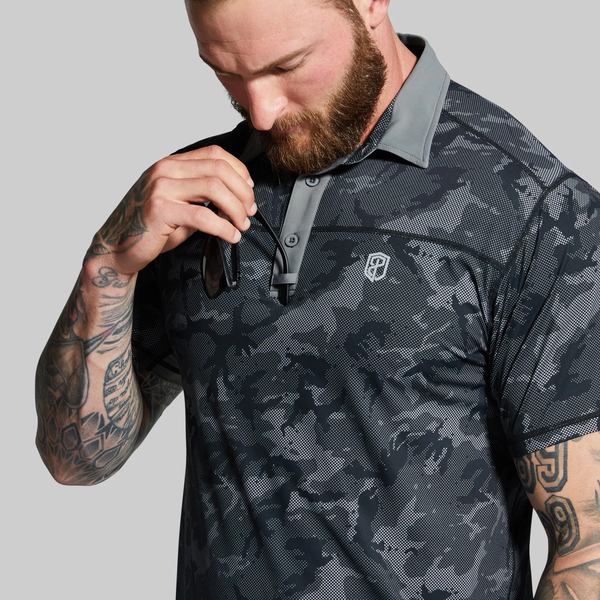 Men's Tek Polo (Muted Woodland)