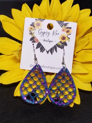 Mermaid Resin Earrings