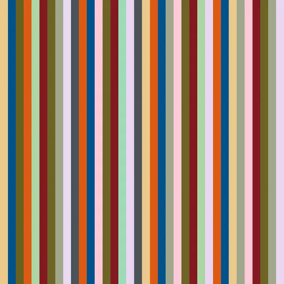 Mesopotamian Stripe, Muted