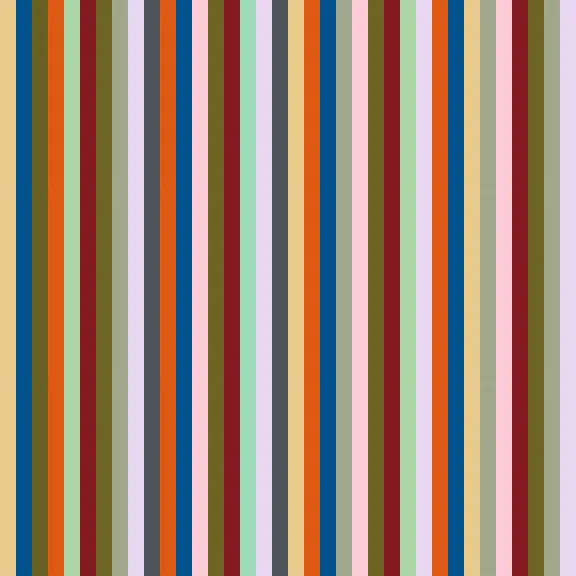 Mesopotamian Stripe, Muted