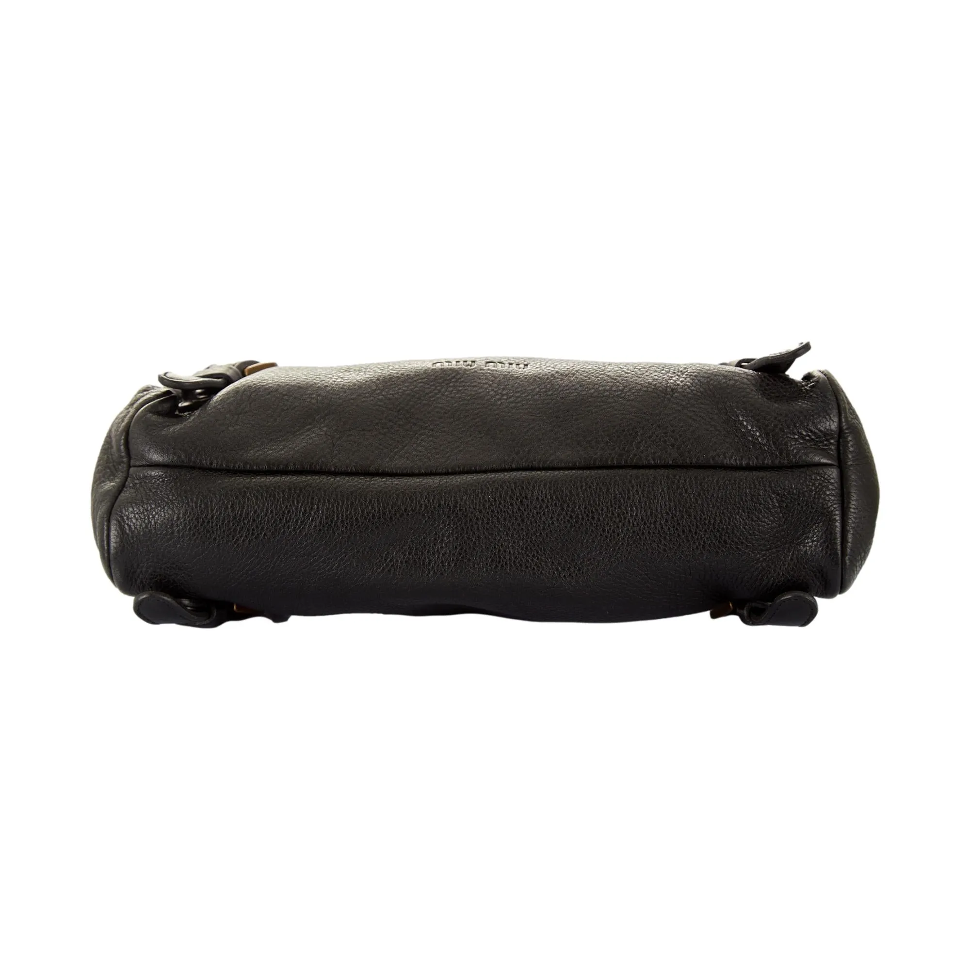 Miu Miu Black Leather Mini Shoulder Bag