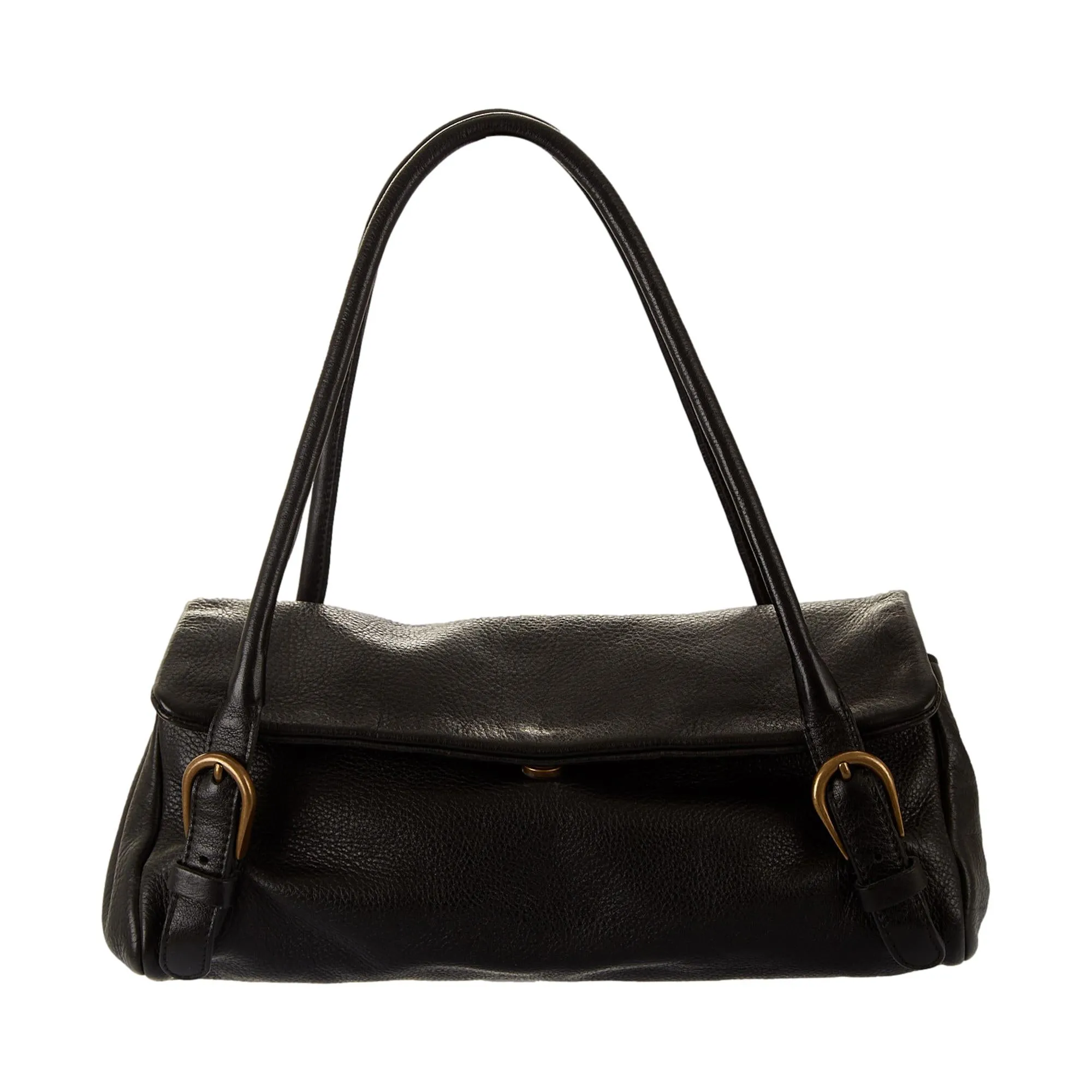 Miu Miu Black Leather Mini Shoulder Bag