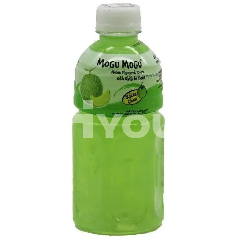 Mogu Mogu Melon Flavored Drink With Nata De Coco 320ml ~ Mogu Mogu 椰果蜜瓜味飲品 320ml