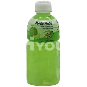 Mogu Mogu Melon Flavored Drink With Nata De Coco 320ml ~ Mogu Mogu 椰果蜜瓜味飲品 320ml