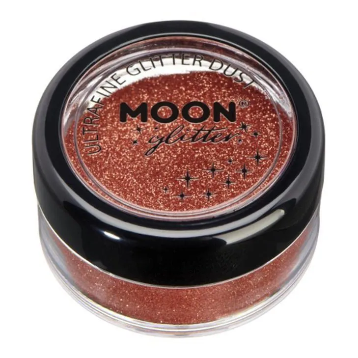 Moon Glitter Classic Ultrafine Glitter Dust, Copper Bronze