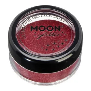 Moon Glitter Classic Ultrafine Glitter Dust, Red