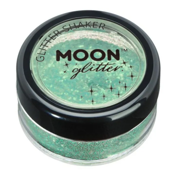 Moon Glitter Iridescent Glitter Shakers, Green