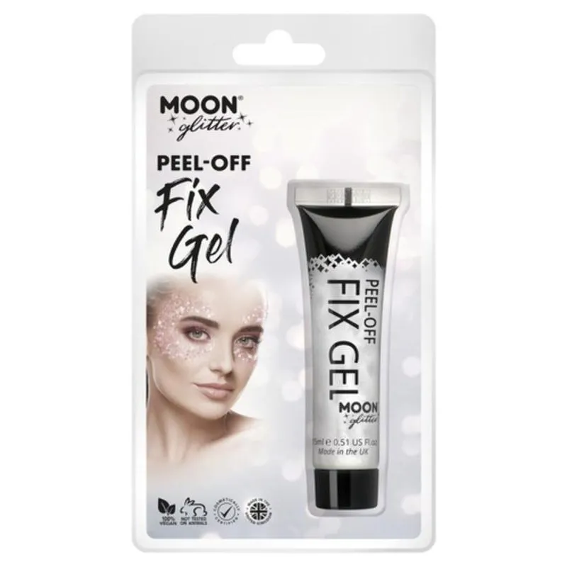 Moon Glitter Peel Off Glitter Fix Gel, Clear