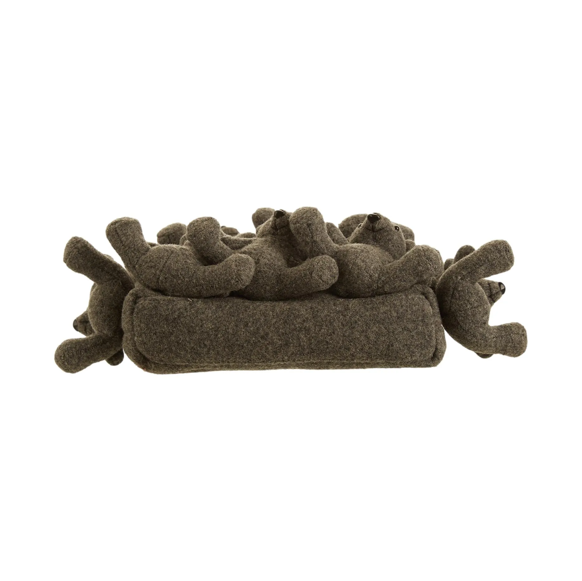 Moschino Grey Teddy Bear Shoulder Bag