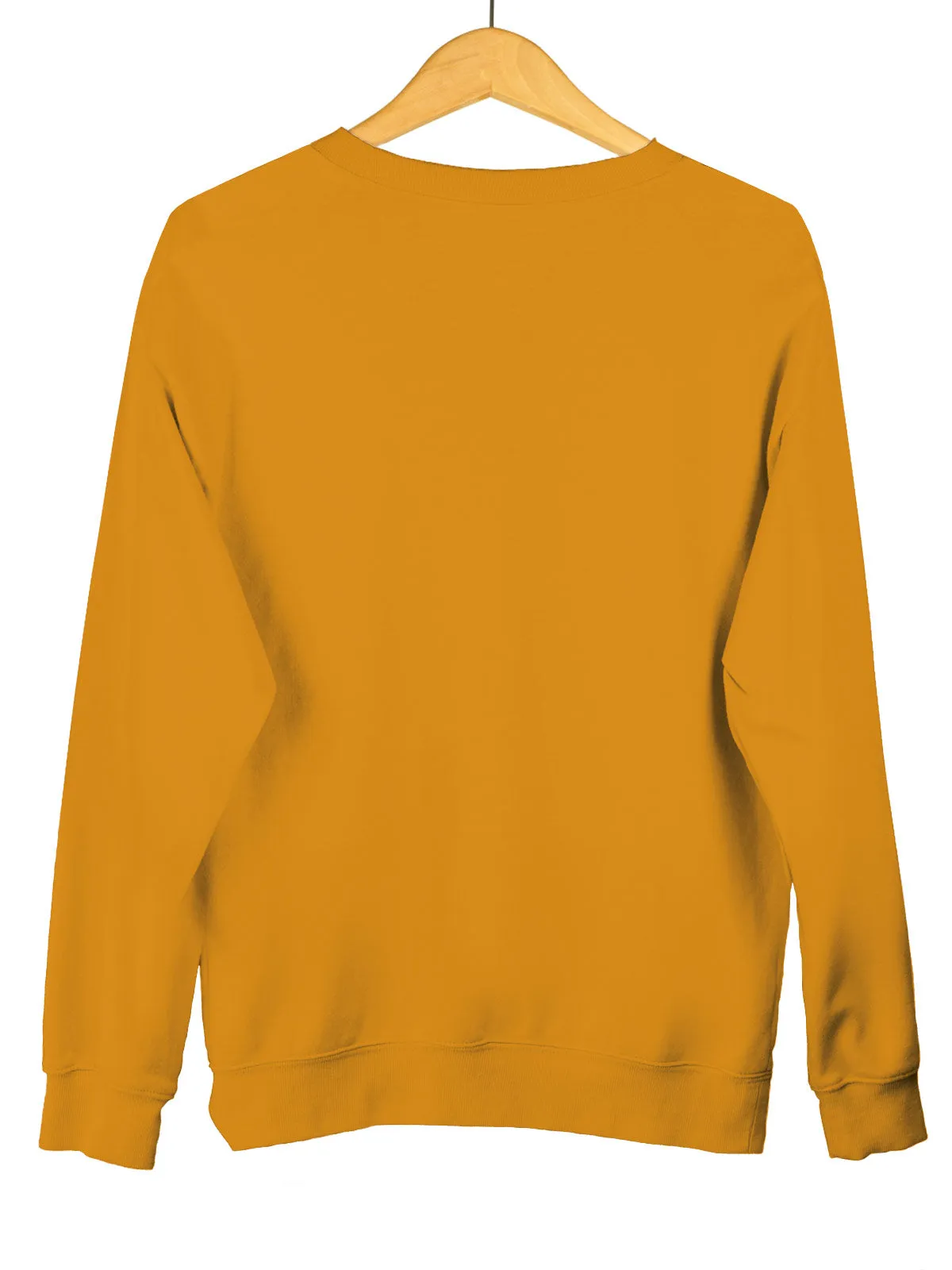 Mustard Plain Sweatshirt