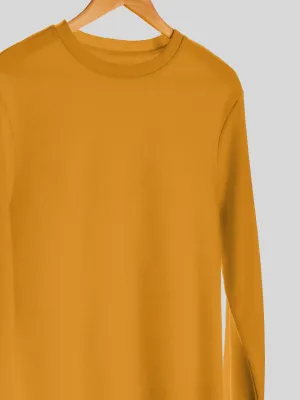 Mustard Plain Sweatshirt
