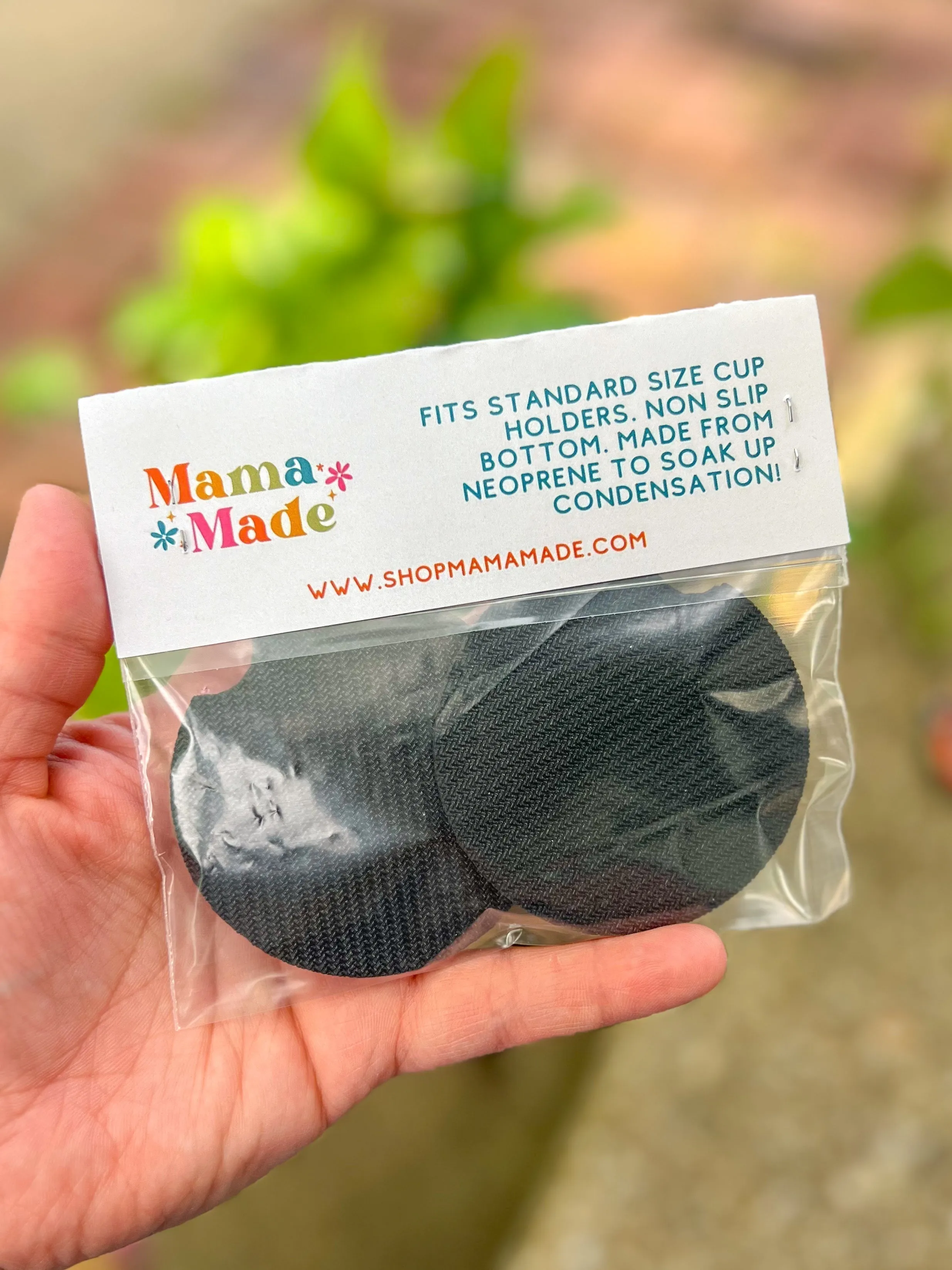 Muted Butterfly Car Coasters