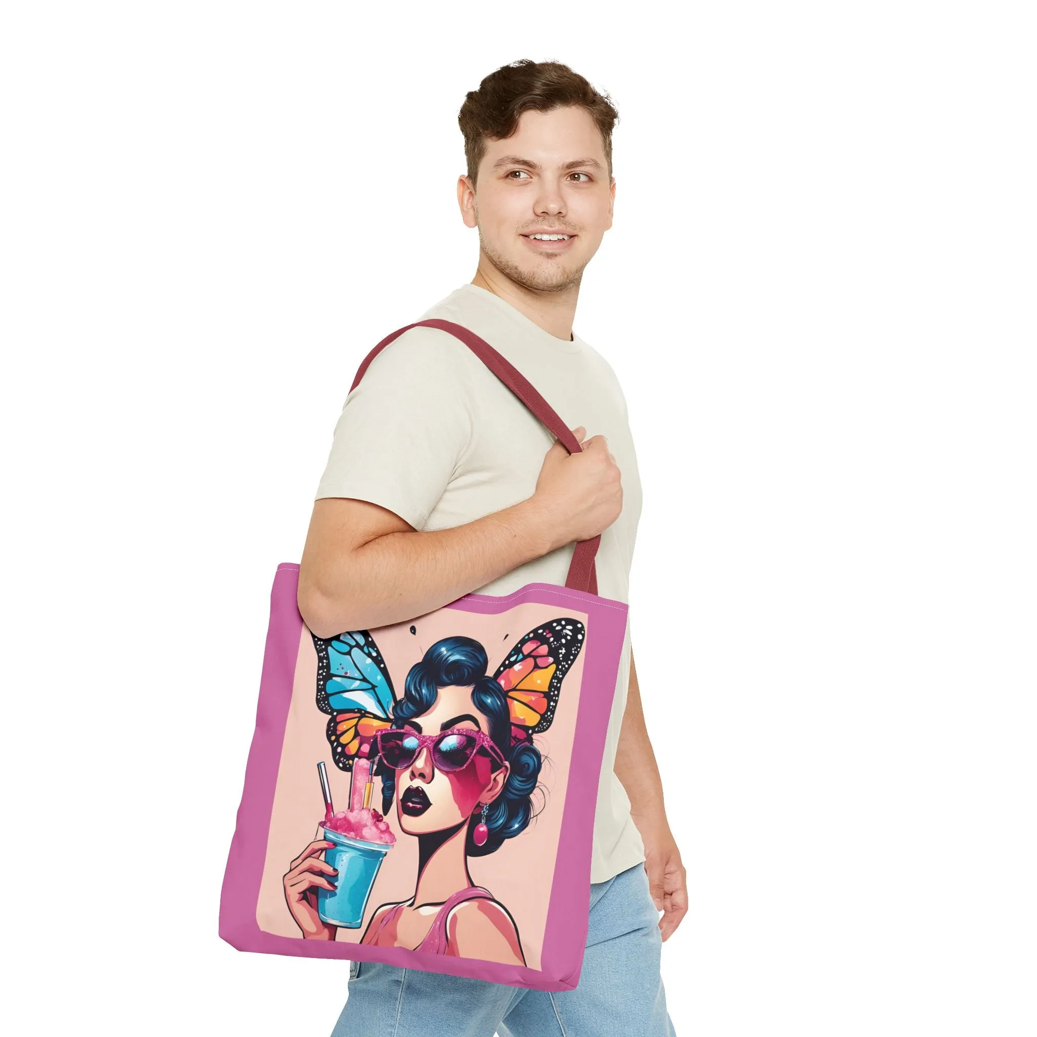 My Milkshake Brings All the Butterflies Tote Bag (Large)
