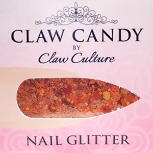 NAIL GLITTER CHOC ORANGE