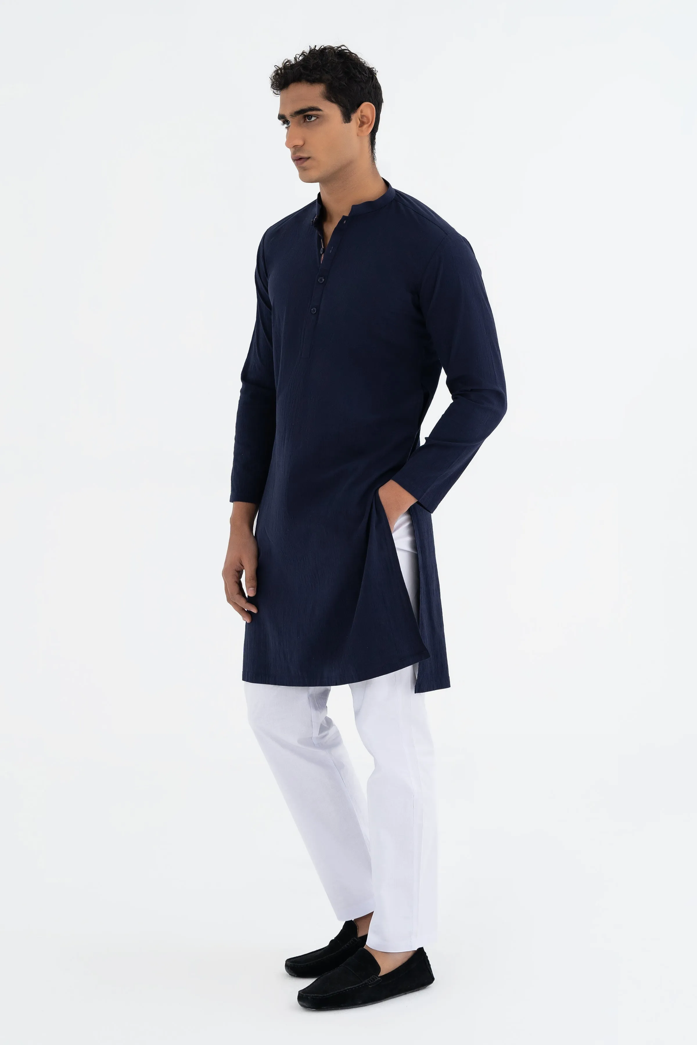 Navy Traditional Kurta