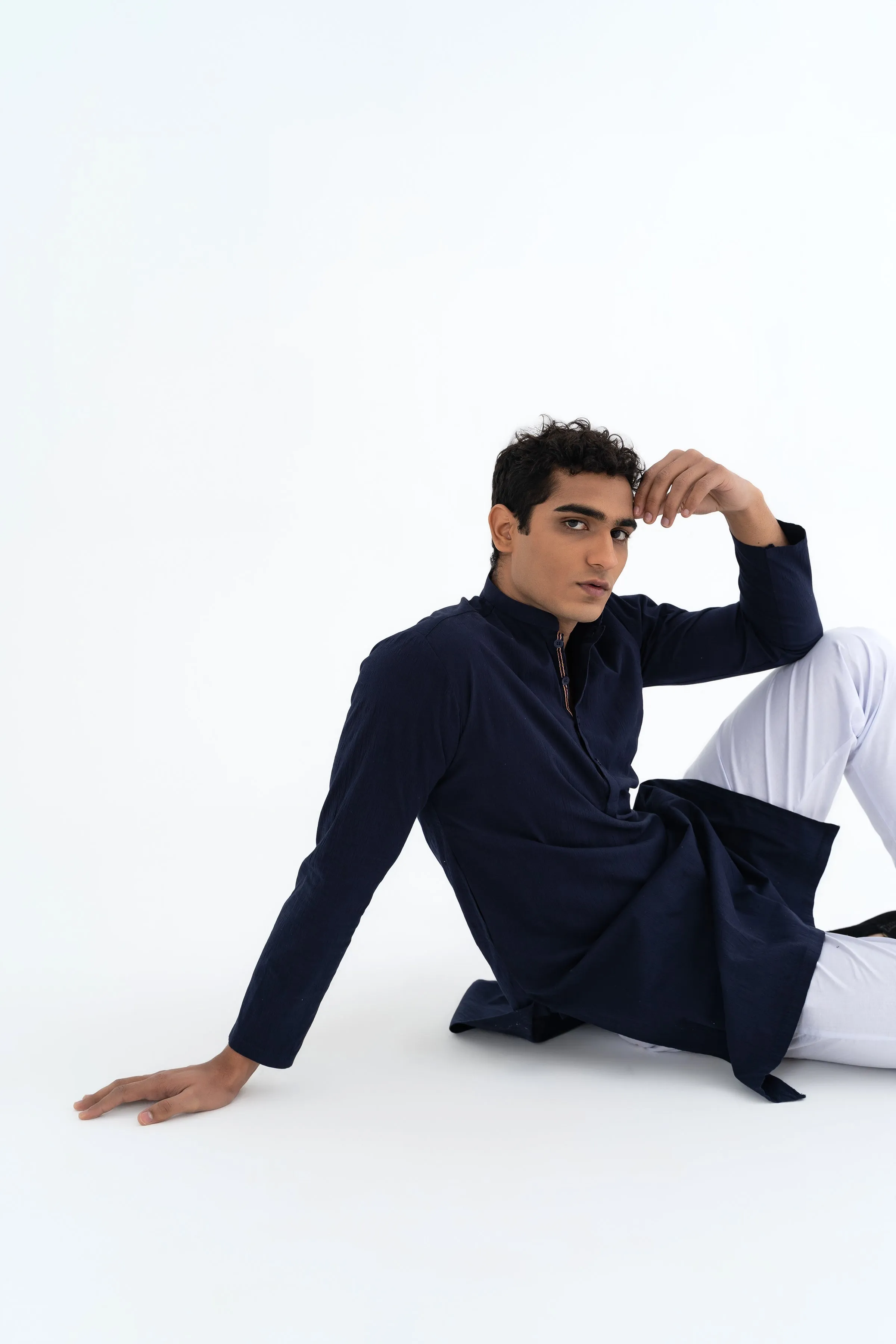 Navy Traditional Kurta