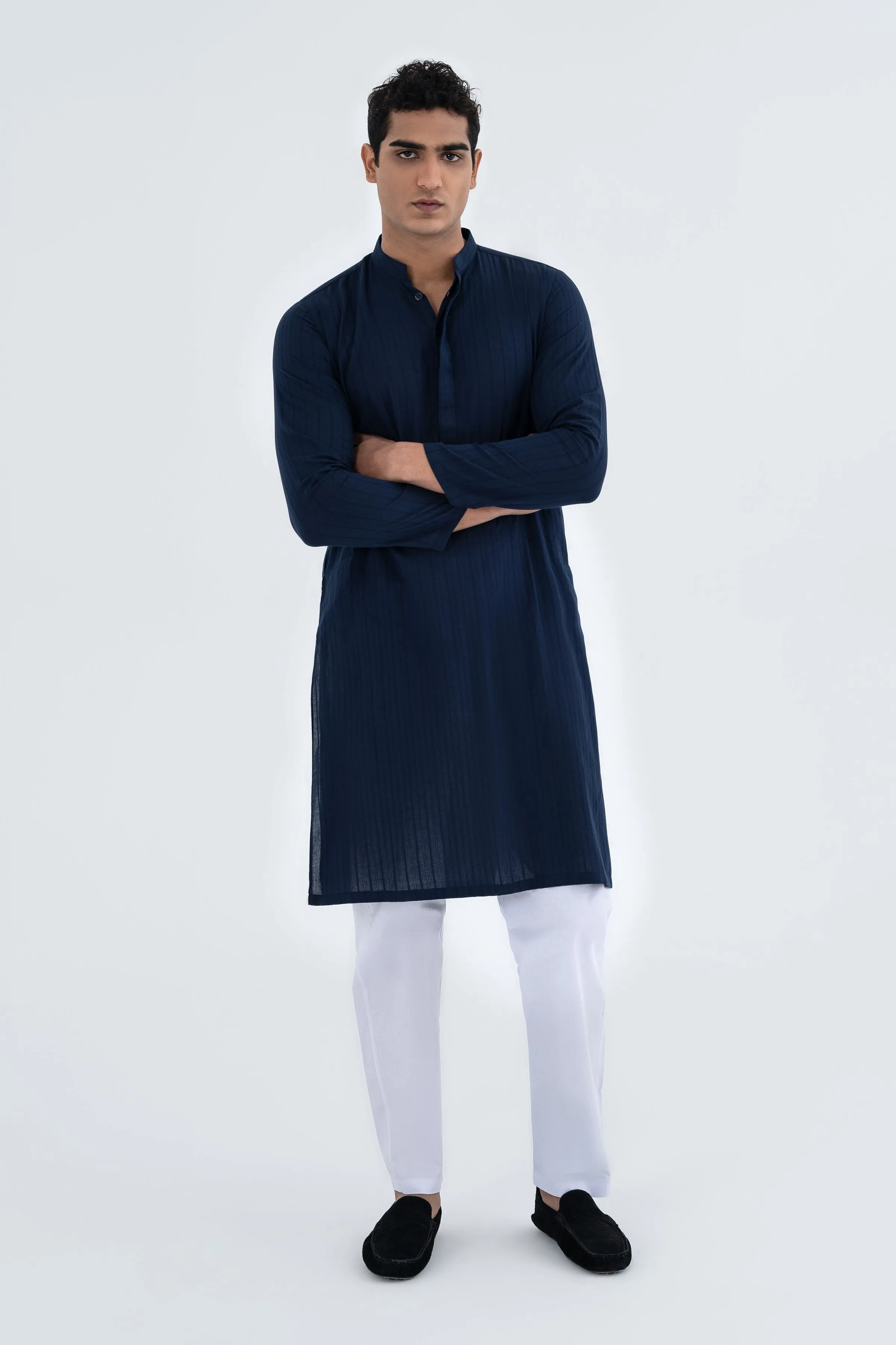 Navy Traditional Kurta