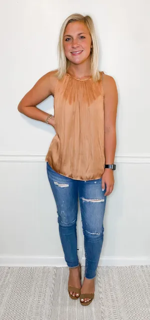 Nice To Meet You Sleeveless Top