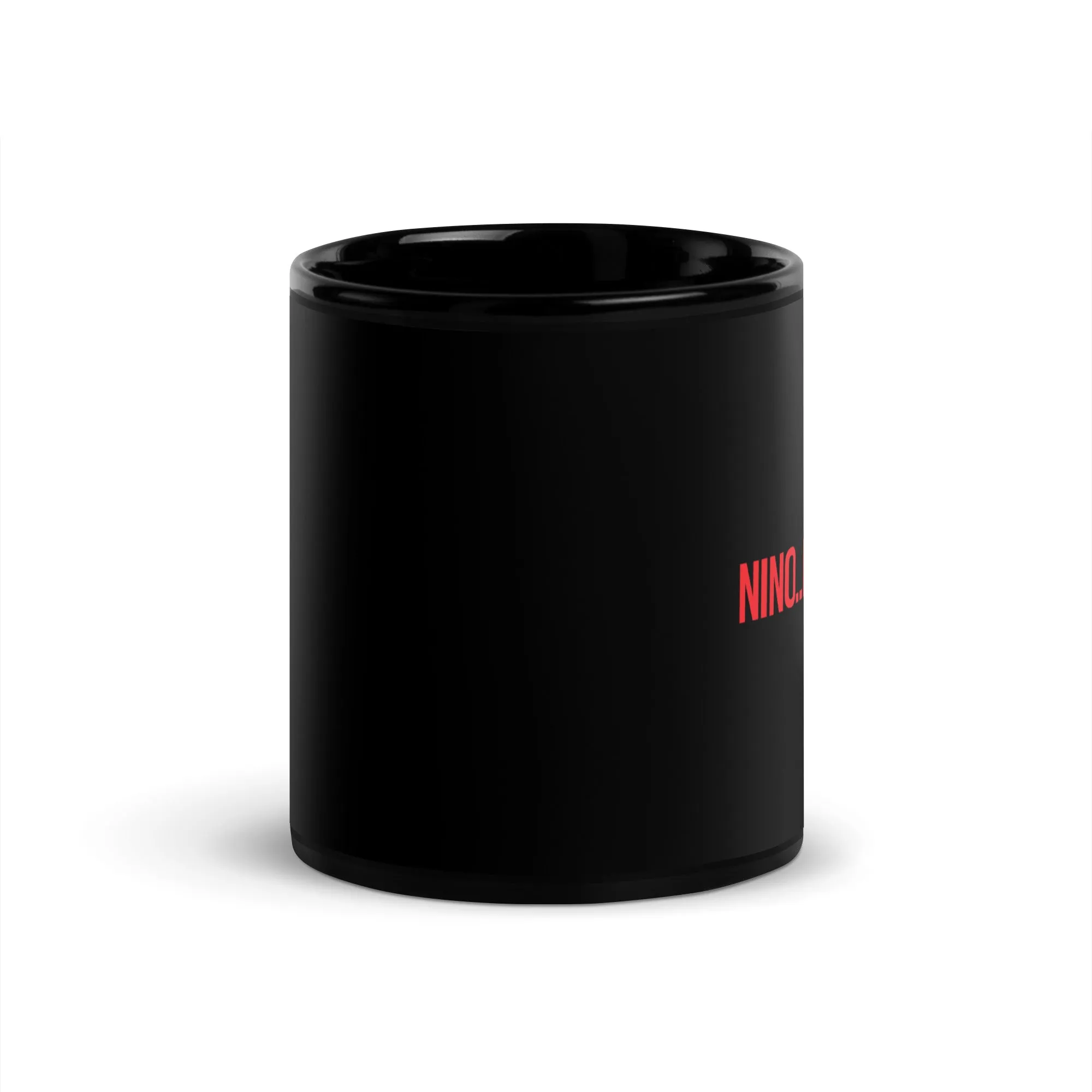 Nino Nino Nino Black Glossy Mug