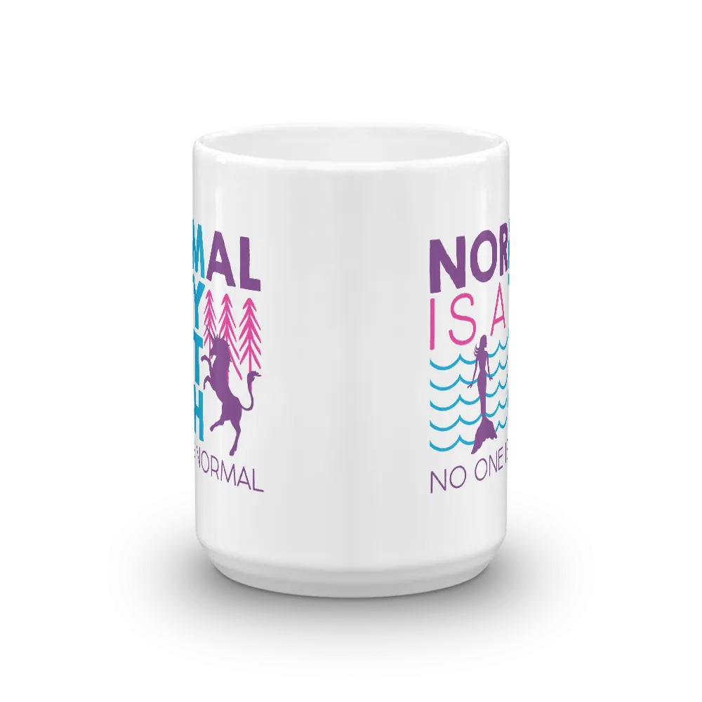 Normal is a Myth (Mermaid & Unicorn) Mug