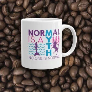 Normal is a Myth (Mermaid & Unicorn) Mug