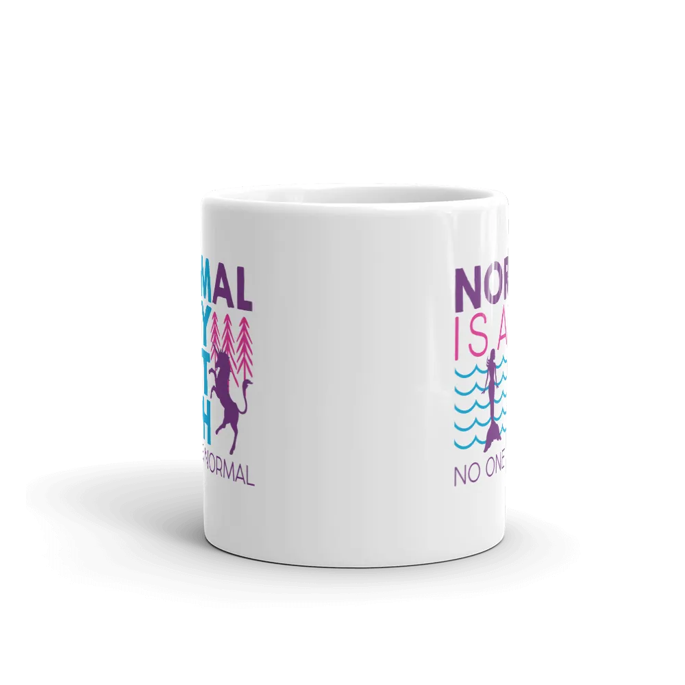 Normal is a Myth (Mermaid & Unicorn) Mug