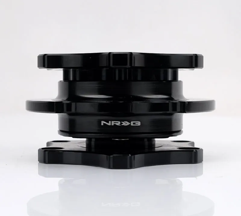 NRG Quick Release SFI SPEC 42.1 - Shiny Black Body / Shiny Black Ring