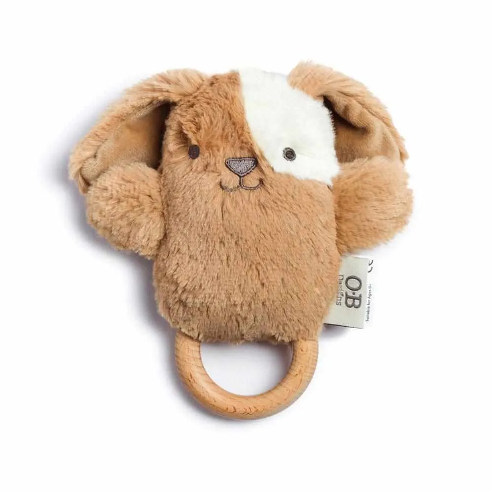 O.B Designs Duke Dog Rattle & Teething Ring