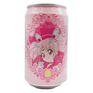 Ocean Bomb & Sailor Moon Lychee Flavour 330ml ~ 海洋深層氣泡水 荔枝風味 330ml