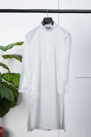 Off-White Cotton Kurta
