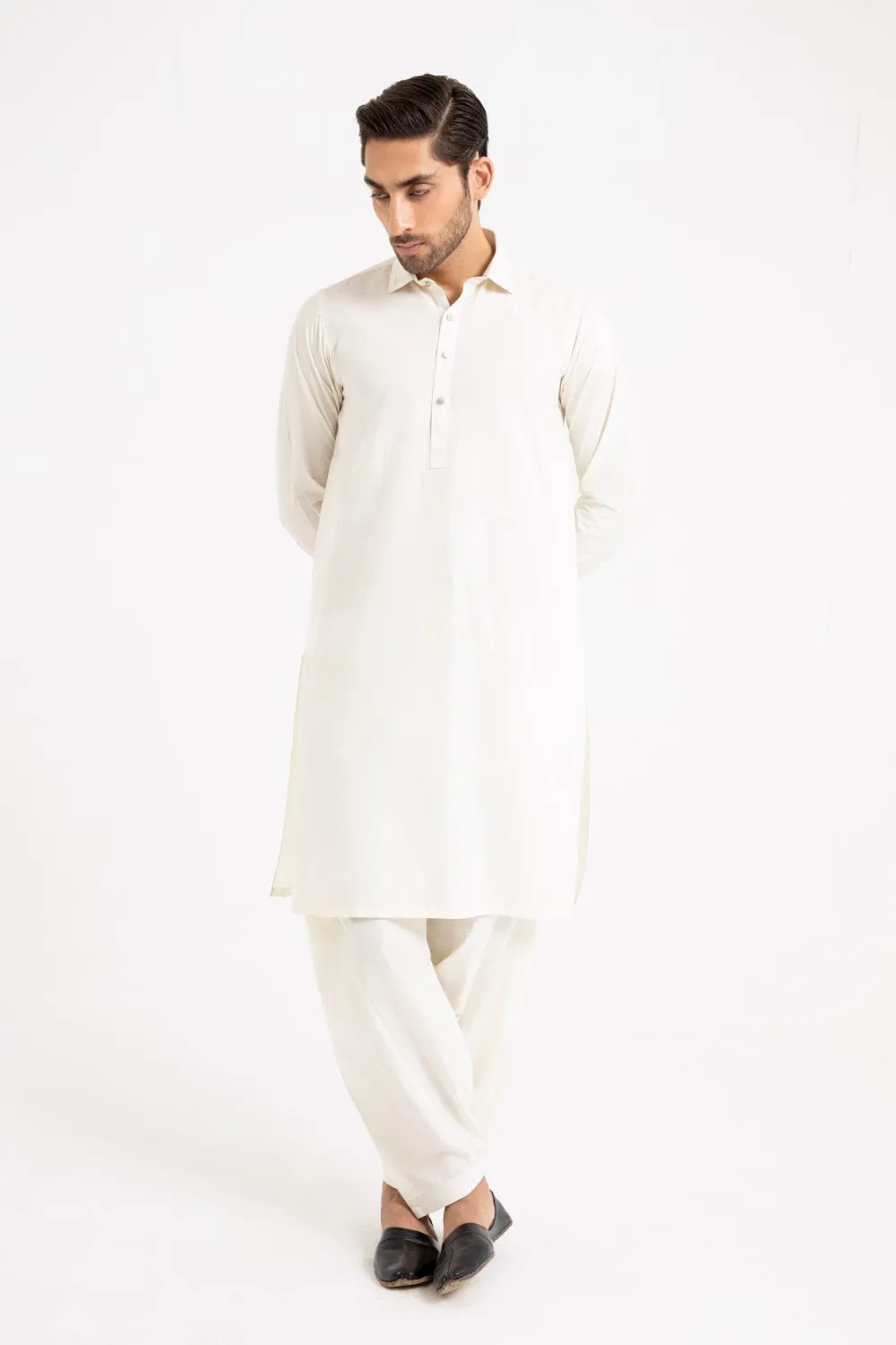 Off White Shalwar Kameez
