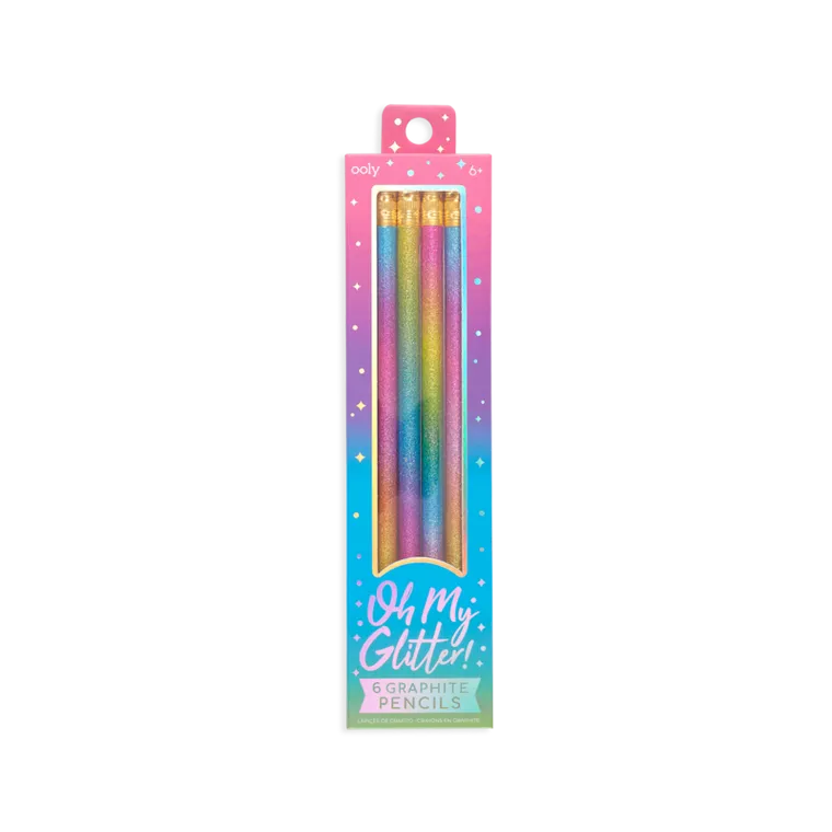 Oh My Glitter! Graphite Pencils - Set of 6
