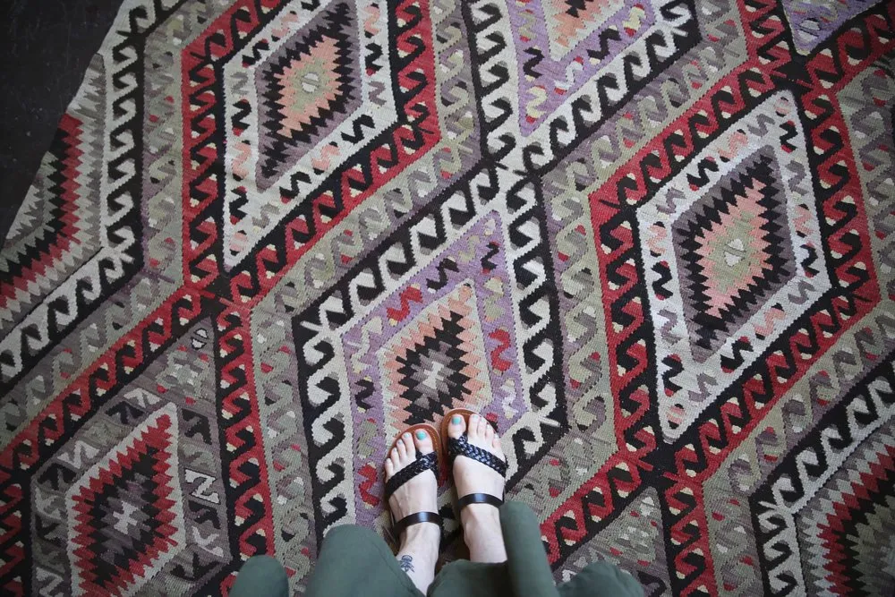 Old Fethiye Kilim 5.1ftx8.9ft
