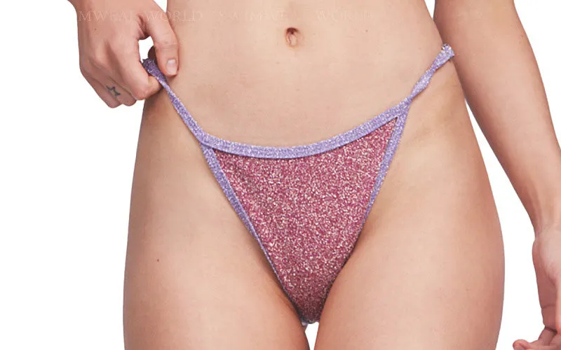Olivia Fuchsia Shiny Bikini ::RET