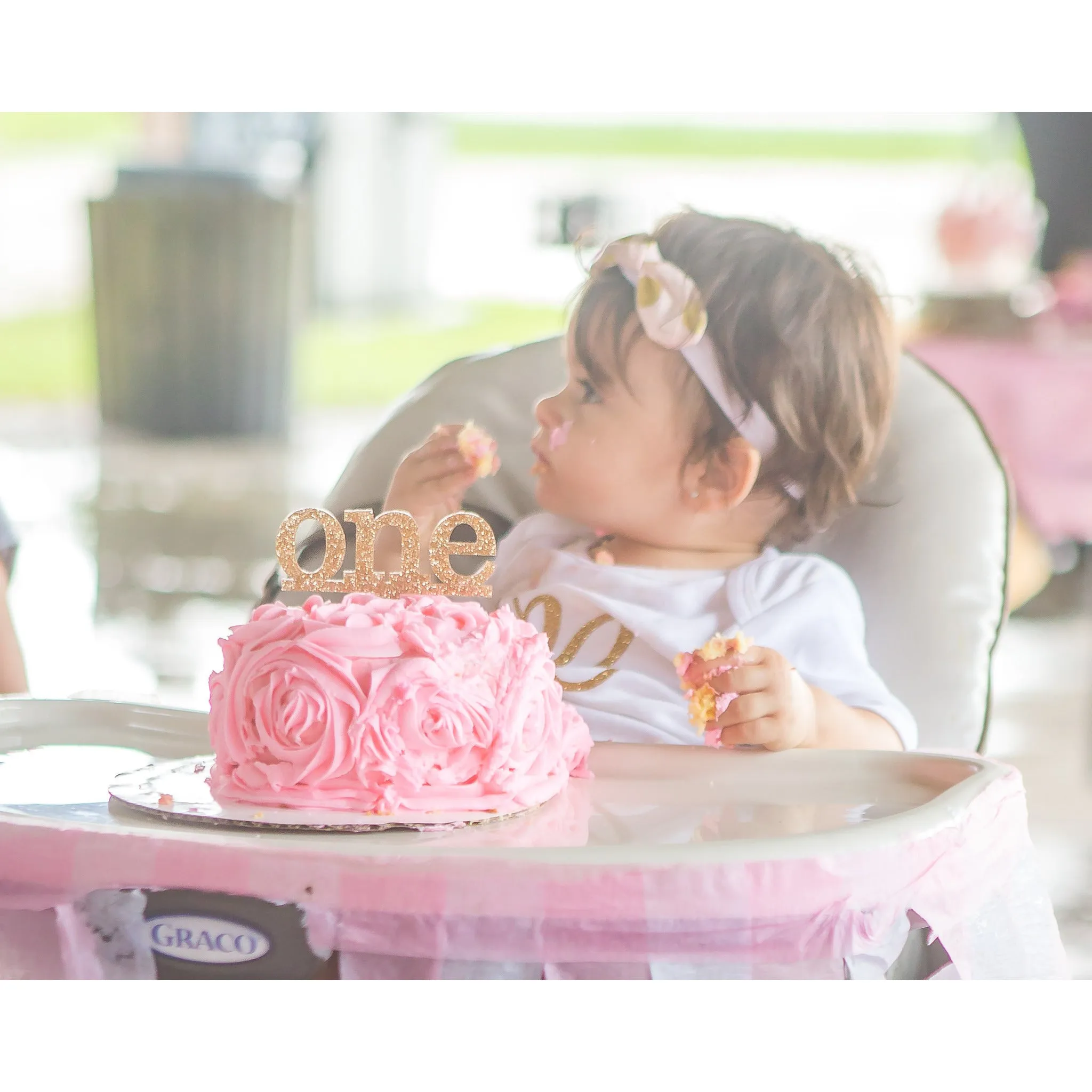 One Cake Topper