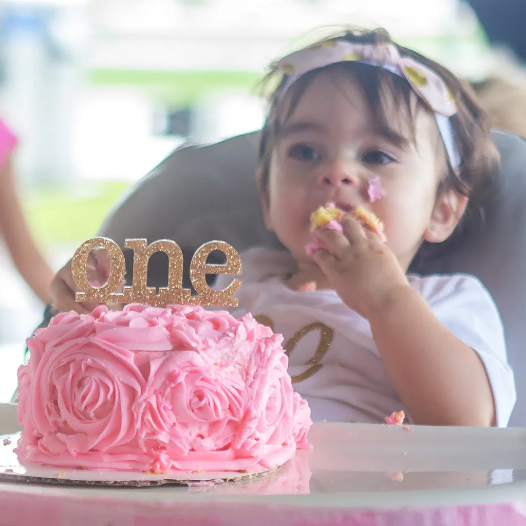 One Cake Topper