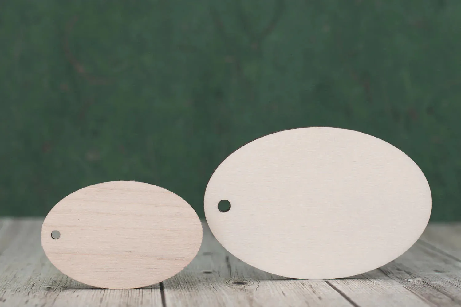Oval key fob blank - 4mm plywood