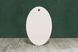 Oval key fob blank - 4mm plywood