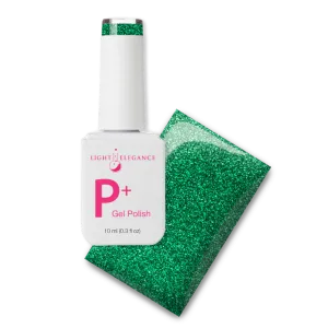 P  Emerald Green Glitter Gel Polish