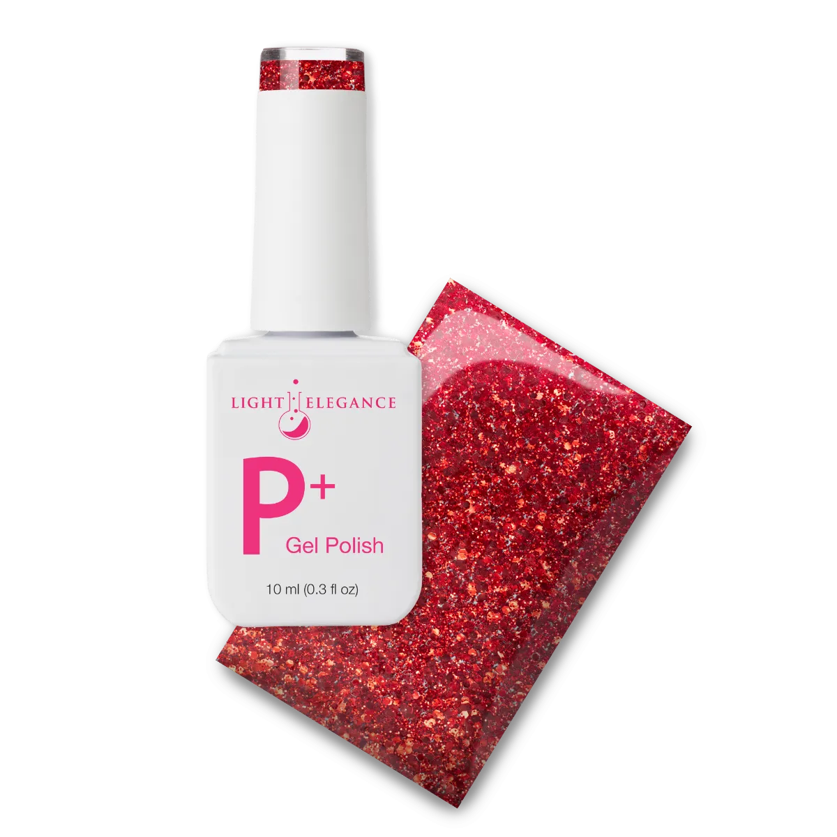 P  Little Red Sled, Glitter Gel Polish, 10 ml