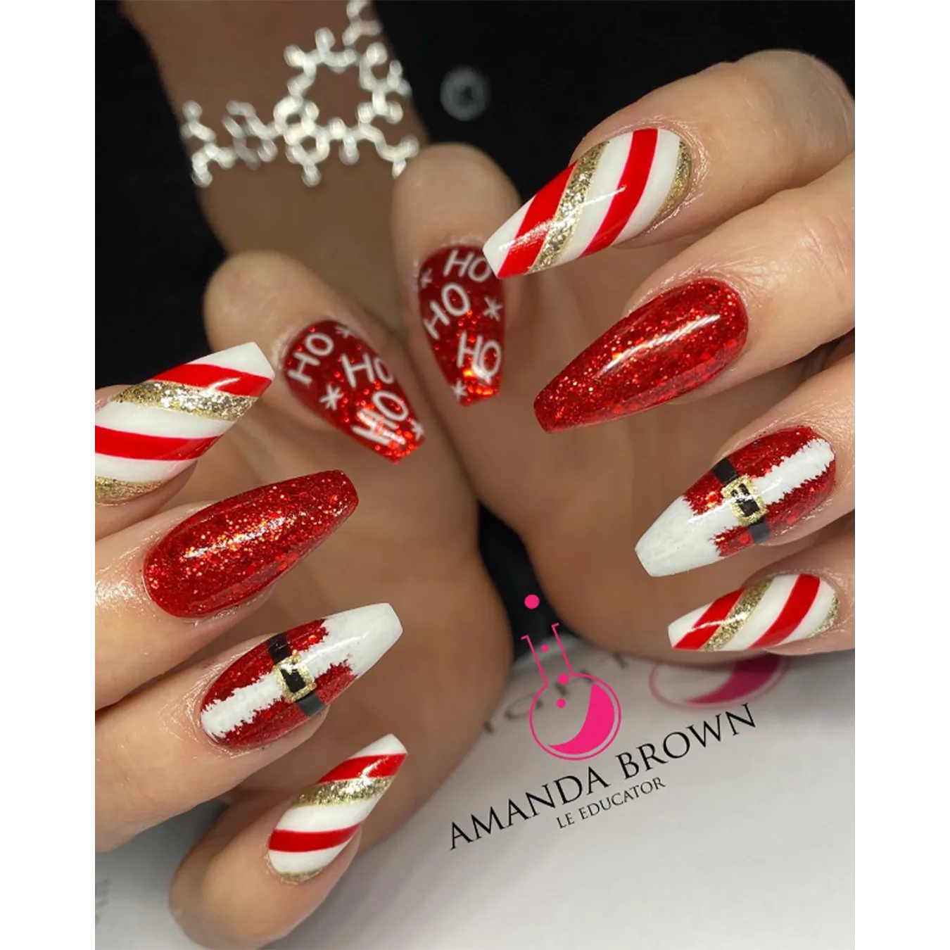 P  Little Red Sled, Glitter Gel Polish, 10 ml