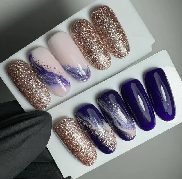 P  Mercury Meltdown Glitter Gel Polish