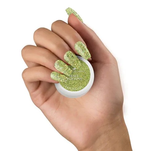 P  Peace and Love Glitter Gel Polish, 10 mL