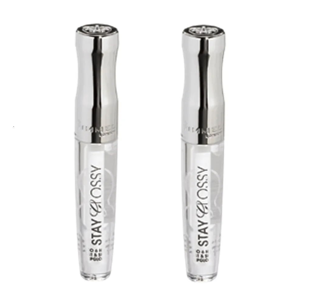 Pack of 2 Rimmel Stay Glossy 6HR Lip Gloss, Seduce Me 820