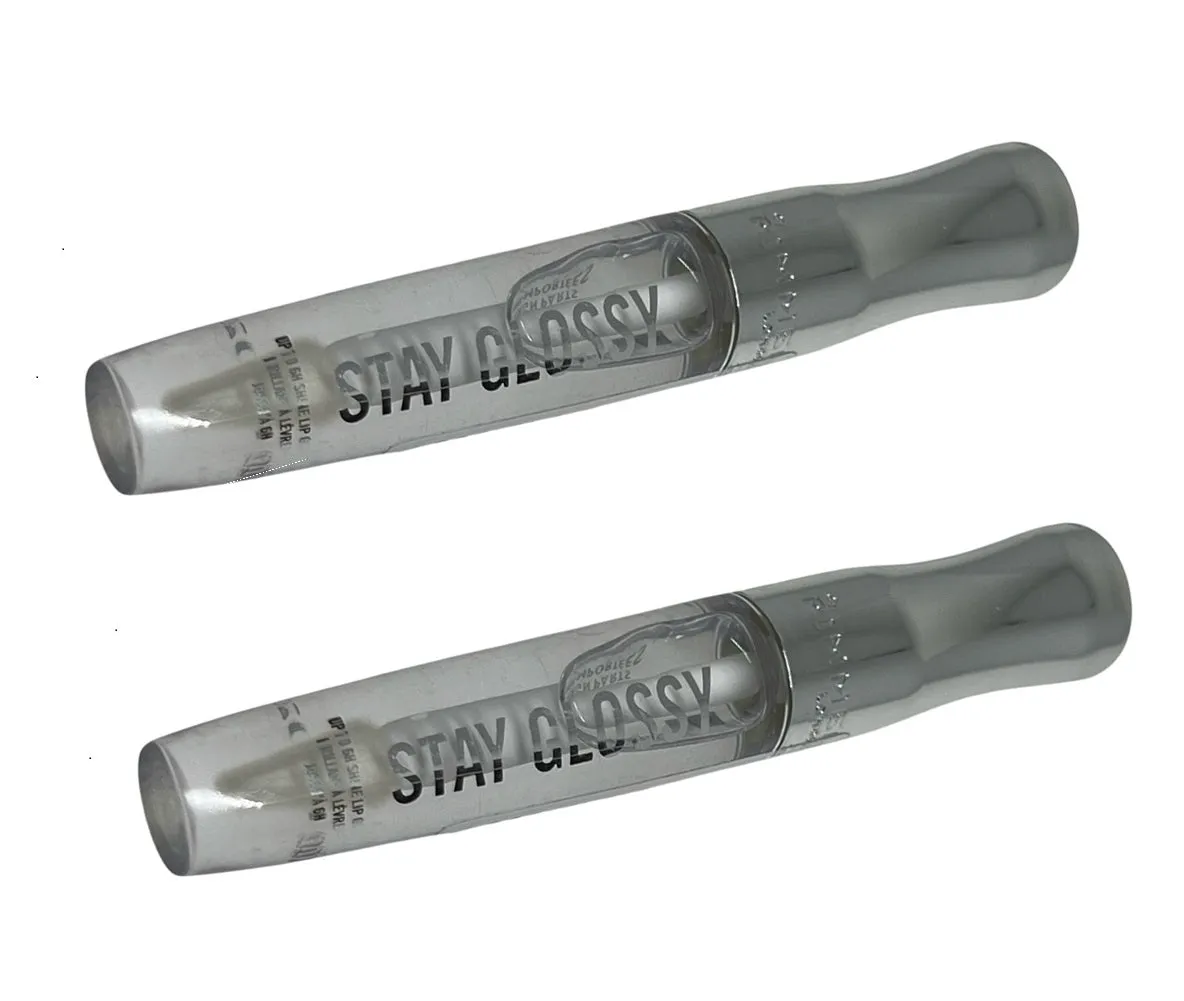 Pack of 2 Rimmel Stay Glossy 6HR Lip Gloss, Seduce Me 820
