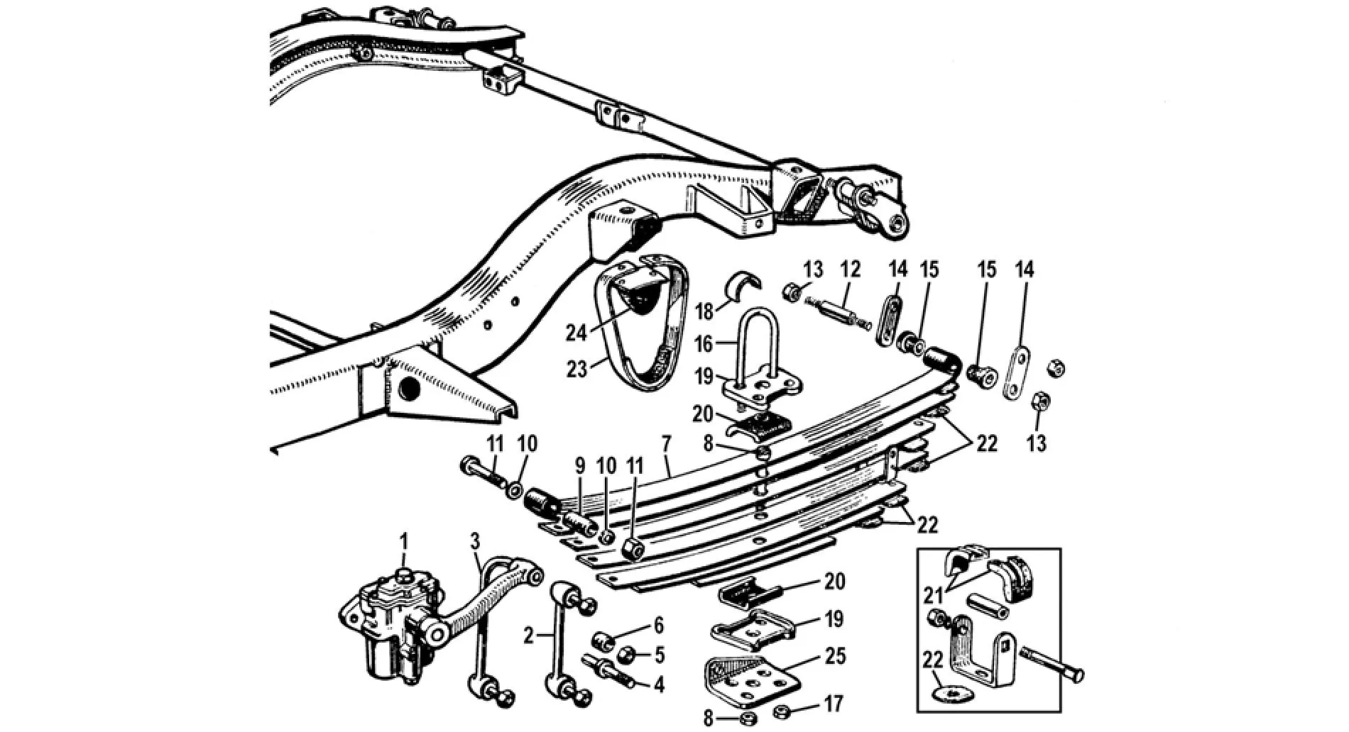 PAD REAR SPRING